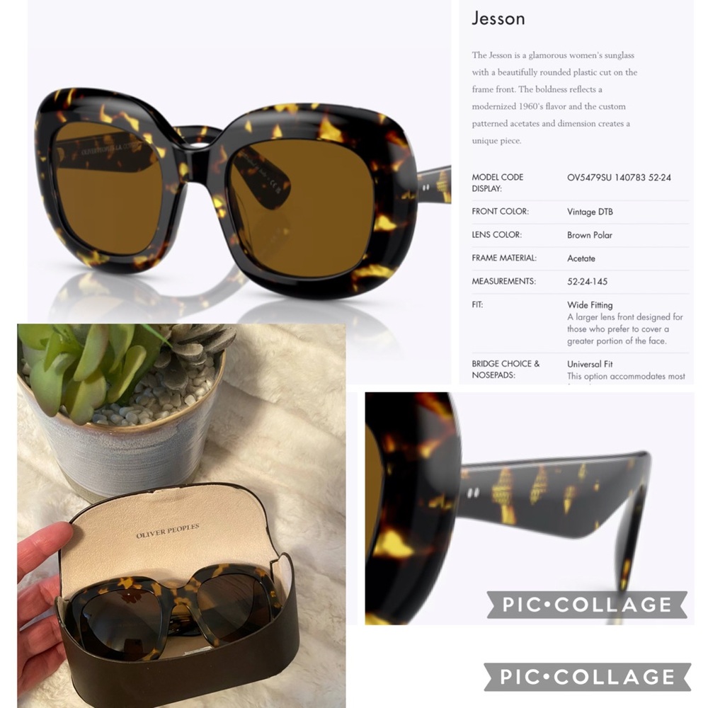 Great Condition Oliver Peoples Jesson Sunglasses